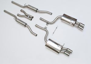 Resonated / Quad 76.2mm Tailpipes