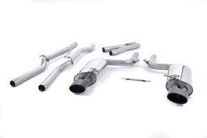 Non-resonated. Including Satin Sheen Black Tips but excluding exhaust valves