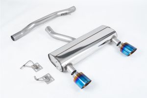  Non Resonated (louder) with Burnt / Blue Titanium GT-115 Tips