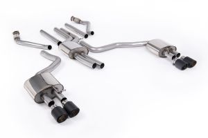 Resonated Cat Back with Quad JET-100 Carbon Trims