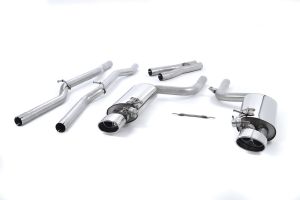 Non-resonated. Including Exhaust Valves. Polished Oval Trims