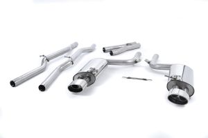 Non-resonated. Without Exhaust Valves. Polished Oval Trims