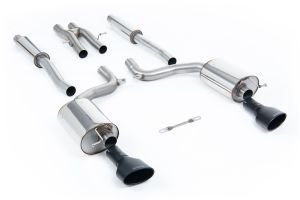 Ceramic-coated Black Satin Dual-Oval Trims