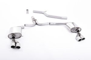 Quad Outlet. Requires S4 3.0T lower spoiler and detailing strip
