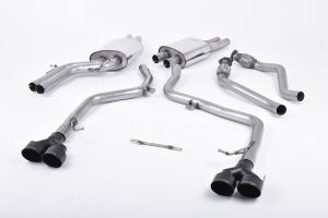 Race Version. Quad Outlet Ceramic Black Tips