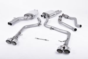 Race Version. Quad Outlet Polished Tips