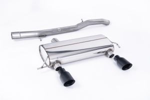  3-inch Race System. Non-resonated (louder). Black Velvet GT100 Tips. 180 models may require dual-outlet rear valance from the 225 model