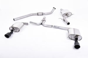 Dual-outlet. Cerakote Black Tip. Requires A4 3.2 S line dual outlet valance - ECE Approved