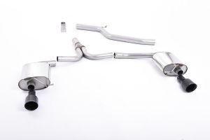 Dual-outlet. Cerakote Black Tip. Requires A4 3.2 S line dual outlet valance