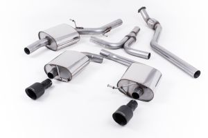 Dual-outlet. Cerakote Black Tips. Fits OEM dual outlet valance - (compatible with Standard‚ SE and S line models)
