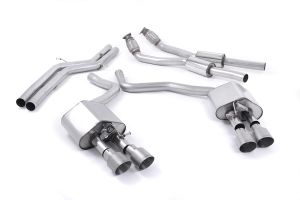  Non-resonated (louder) with Titanium tips. Some 2016 and later models have an updated valve location on one rear silencer meaning the wiring loom needs extending to accommodate.