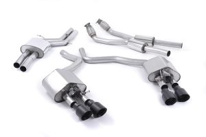  Resonated (quieter) with Cerakote Black tips. Some 2016 and later models have an updated valve location on one rear silencer meaning the wiring loom needs extending to accommodate.
