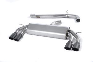 Non-Valved Race System. Non-resonated (louder). Quad Oval Cerakote Black Tips