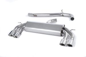 Non-Valved Race System. Non-resonated (louder). Quad Oval Polished Tips