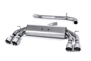 Non-Valved Race System. Non-resonated (louder). Quad Round Polished Tips
