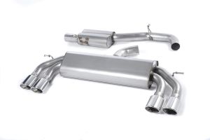 Non-Valved Race System. Resonated (quieter). Quad Oval Polished Tips