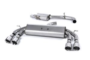 Non-Valved Race System. Resonated (quieter). Quad Round Polished Tips