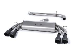 Non-Valved Race System. Non-resonated (louder). Quad Round Cerakote Black Tips