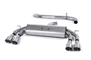 Non-Valved Race System. Non-resonated (louder). Quad Round Titanium Tips