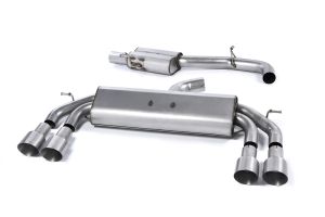 Non-Valved Race System. Resonated (quieter). Quad Round Titanium Tips