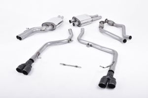 Race Version (not recommended for road use). Quad Cerakote Black Tips