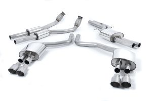  Resonated (quieter) with Titanium tips - Recommended with Valve Delete Modules SSXAU405 to prevent ECU fault codes