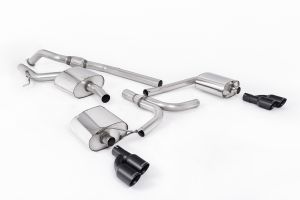 Cerakote Black Quad-outlet. Requires S4 3.0T lower spoiler and detailing strip - ECE Approved