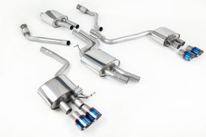  Quad Burnt Titanium Tips