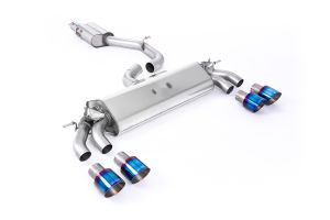 GPF Back Resonated with Quad Round Burnt Titanium Tips - EC Approved