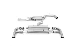80mm Resonated Cat Back with Titanium Trims - EC Approved