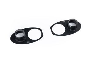 Optional Rear Trim Finisher Plates (Cerakote Black Finish) - Covers the back of the floating trims