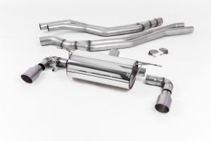  Cat Back Race Non-Resonated with Titanium GT-90 Trims