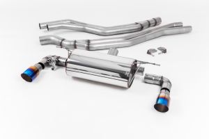  Cat Back Race Non-Resonated with Burnt Titanium GT-90 Trims