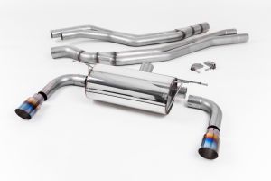  Cat Back Resonated with Burnt Titanium GT-90 Trims