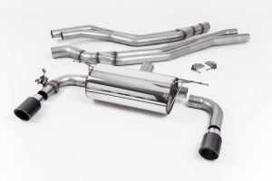  Cat Back Non-Resonated Race with Carbon Jet 90 Trims