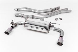  Cat Back Non-Resonated Race with Titanium GT-90 Trims