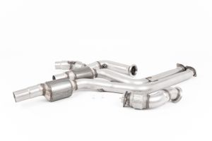  Removes OE Primary Cats and OPF/GPF's and Replaces with 2 x 200CPSI High Flow Cats - Requires Stage 2 ECU Software - Must be fitted with Milltek Sport Catback Only