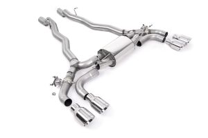  Centre Resonator Back System with Polished GT-100 Trims (Does not fit vehicles with front silencer number 18 30 8 092 607)