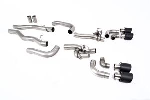  OPF/GPF Back System with valved Rear Silencer Bypass & JET-115 Carbon Trims (OE requires cutting)