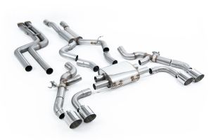  OPF/GPF Bypass System - Non-Resonated (Louder) - Requires Stage 2 ECU Remap or OPF/GPF Bypass Module (Available from www.leib-engineering.de)‚ GT-115 Polished Trims