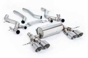  OPF/GPF Back with Centre Resonator Bypass & GT-115 Brushed Titanium Trims (OE Requires Cutting)