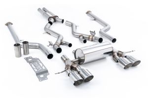  Cat Back - Resonated with GT-115 Polished Trims - Requires Stage 2 ECU Remap or OPF/GPF Bypass Modules