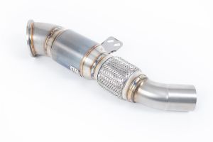  4.5" Downpipe with 90mm Flex & 100 CPSI Race Cat