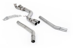  OPF/GPF Bypass Single Pipe 102mm - Non Resonated to OE Axle Back Only - Requires Stage 2 ECU Remap or OPF/GPF Bypass Module (Available from www.leib-engineering.de) - NOTE Does not require MSBM406 if installing with Milltek Downpipes