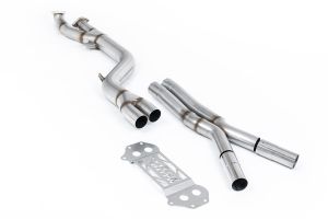  OPF/GPF Bypass Single Pipe 102mm - X Pipe to Milltek Axle Back Only - Requires Stage 2 ECU Remap or OPF/GPF Bypass Module (Available from www.leib-engineering.de)
