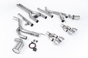  Active 'H' System with Brushed Titanium GT-100 Tips