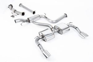  Resonated (quieter). For track-use only. Must be fitted with the Milltek Sport cat-back system and requires Stage 2 ECU remap