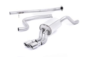  Non-resonated (louder). Polished Tips. Requires Fiesta Zetec S rear valance (part number 1833264) available from your local Ford dealer