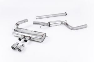  Semi-resonated (non-resonated front with resonated centre silencer). Polished Tips