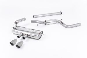  Semi-resonated (non-resonated front with resonated centre silencer). Titanium Tips